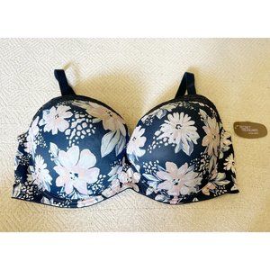 Womens Secret Treasures Intimates floral uplift Bra sz 44 DD NEW